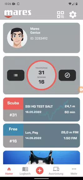 Mares App スクリーンショット 1