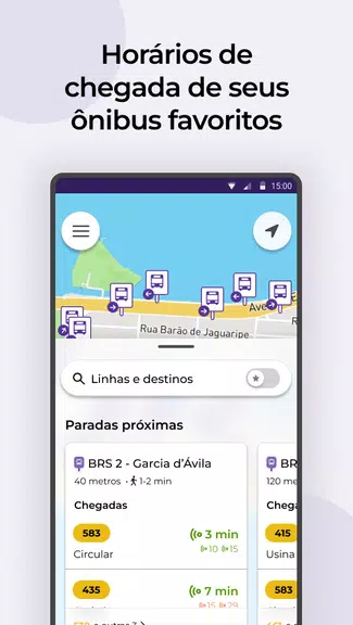 Cittamobi: Horários de Ônibus Ảnh chụp màn hình 2