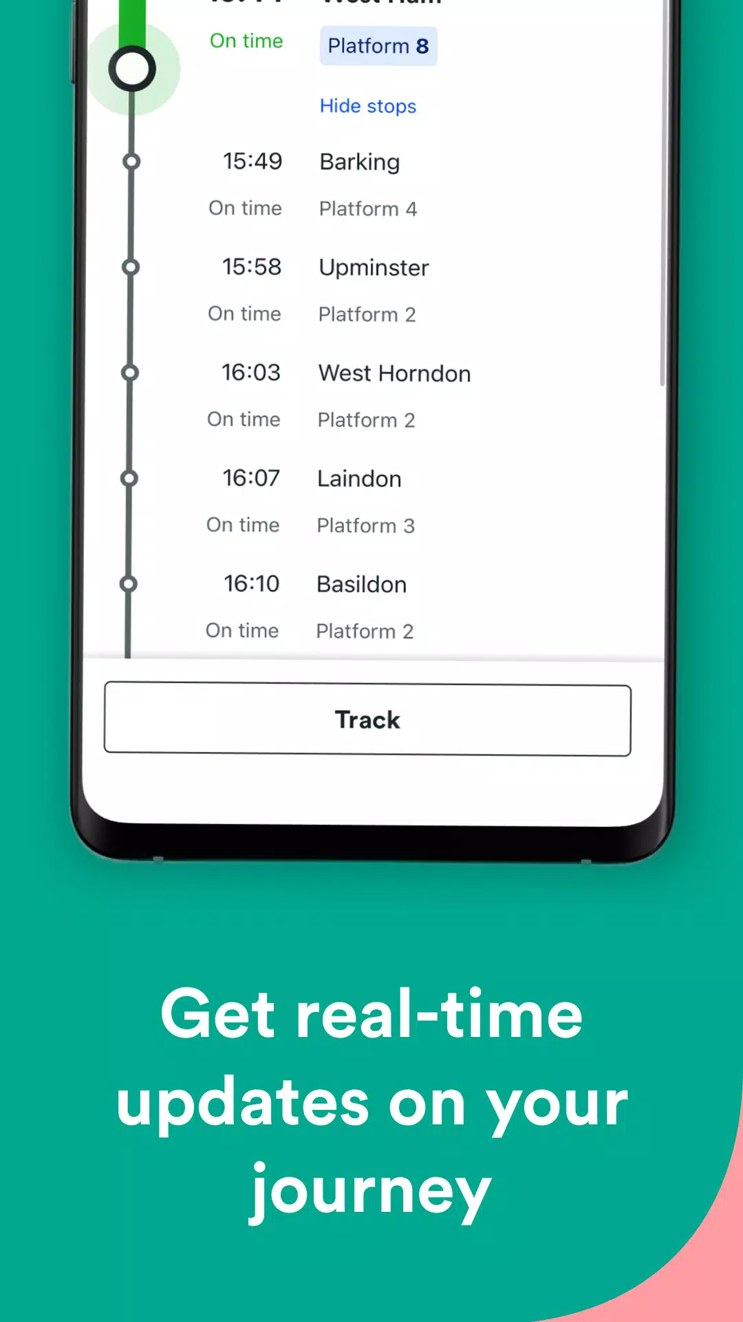 Trainline ภาพหน้าจอ 4