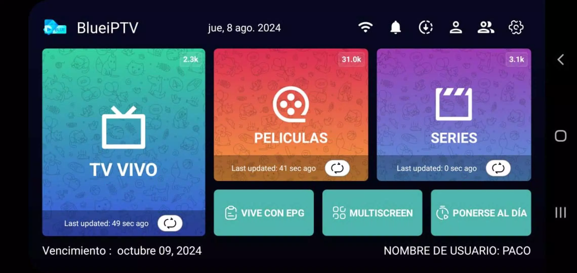 BlueiPTV 스크린샷 1