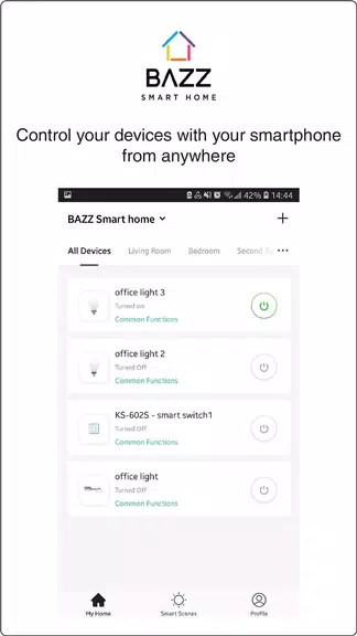 BAZZ Smart Home スクリーンショット 1