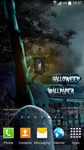 Halloween Live Wallpaper Captura de tela 2