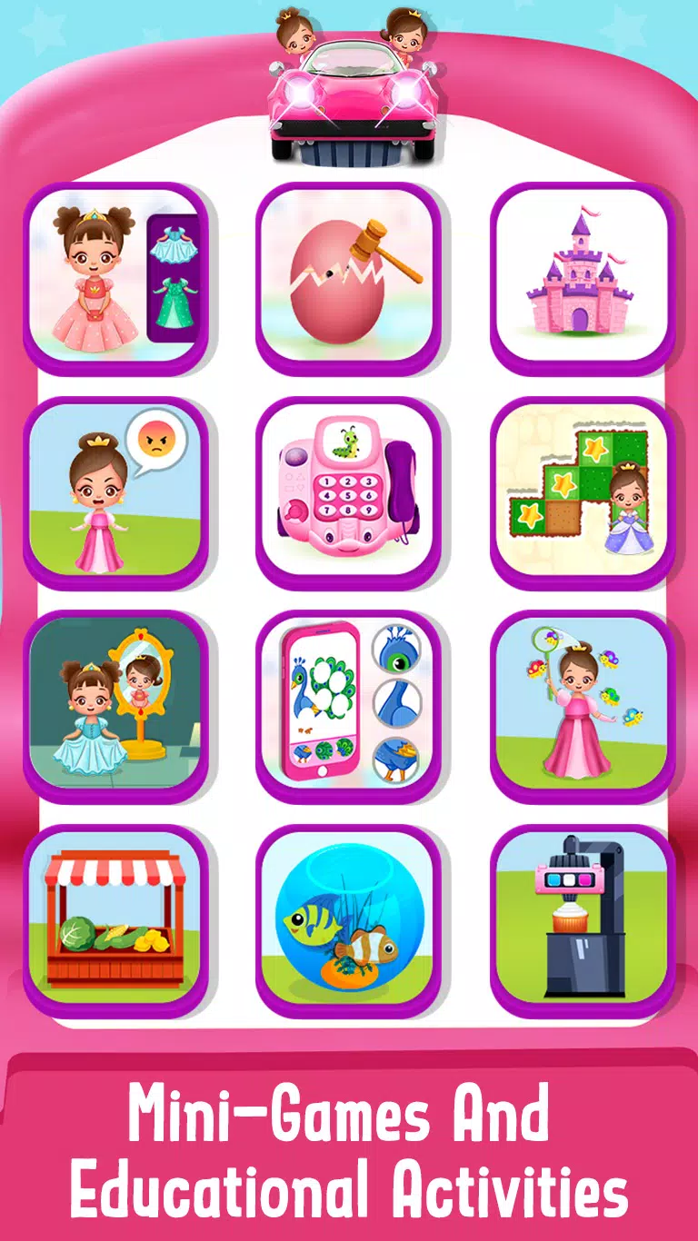 Baby Princess Car phone Toy Schermafbeelding 2