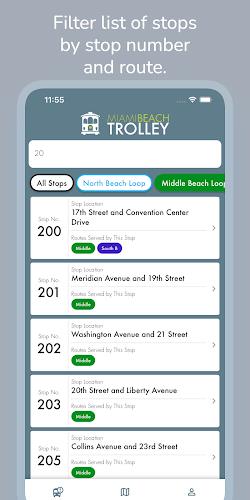 Miami Beach Trolley Tracker ဖန်သားပြင်ဓာတ်ပုံ 2