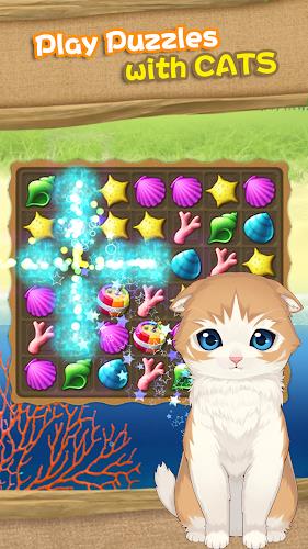 Cat Island Diary~Happy Match 3 ภาพหน้าจอ 2