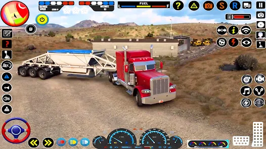 American Cargo Truck Games Sim Captura de tela 3