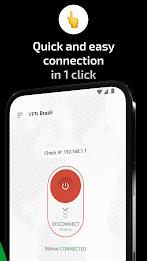 VPN Brazil - get Brazilian IP Schermafbeelding 3