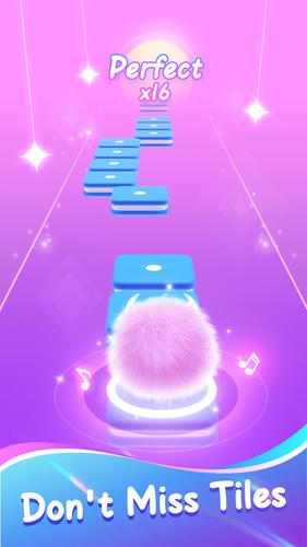 Fluffy Ball: Music Hop Game Zrzut ekranu 2