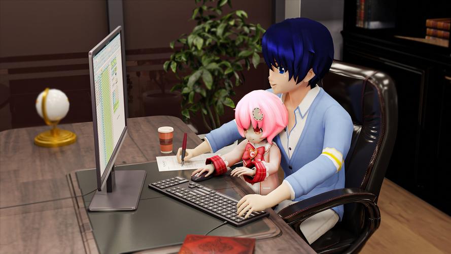 Anime Father Family Simulator Скриншот 4