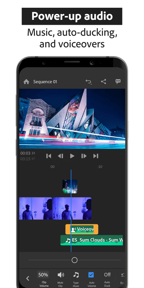 Adobe Premiere Rush: Video Tangkapan skrin 3