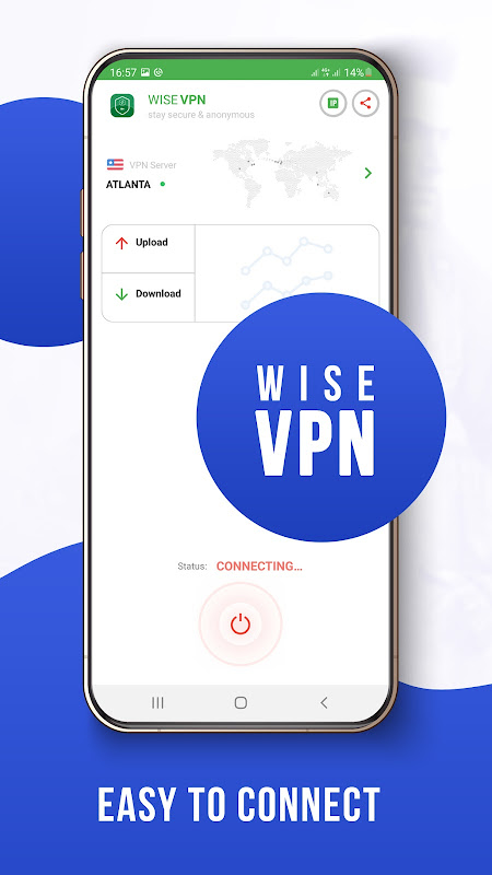 Fast VPN Wise VPN: Fast Secure ภาพหน้าจอ 1