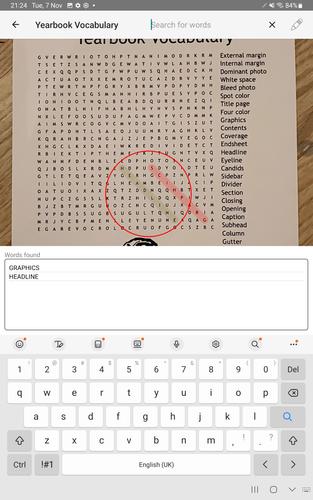 Schermata Word Search Scanner and Solver 1