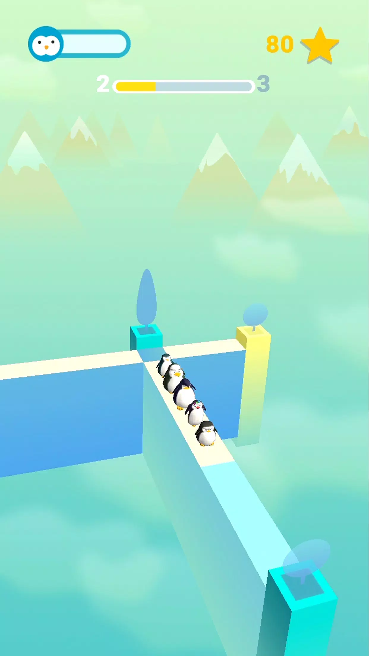 Happy Penguins 3D ဖန်သားပြင်ဓာတ်ပုံ 1