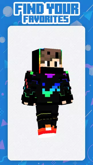 Neon Squad Skin Minecraft Zrzut ekranu 3