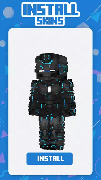 Neon Squad Skin Minecraft ภาพหน้าจอ 4