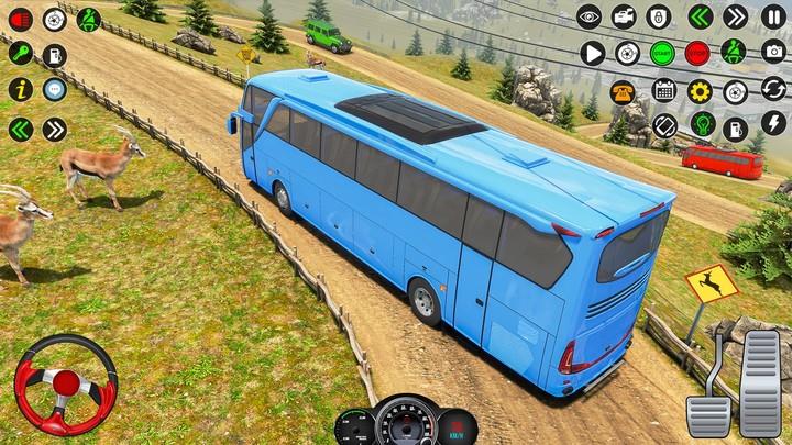 Offroad Bus Driving Simulator Ekran Görüntüsü 1