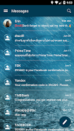 SMS Messages Bubble Rain Theme ဖန်သားပြင်ဓာတ်ပုံ 3