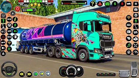 US Oil Tanker Truck Drive Sim ဖန်သားပြင်ဓာတ်ပုံ 1