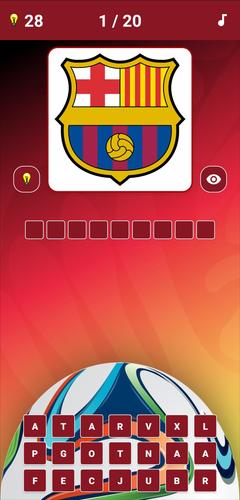 Guess the Soccer Logo Quiz Captura de pantalla 3