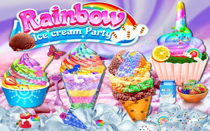 Rainbow Ice Cream Party应用截图第4张