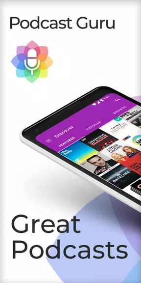 Podcast Guru - Podcast App ဖန်သားပြင်ဓာတ်ပုံ 1