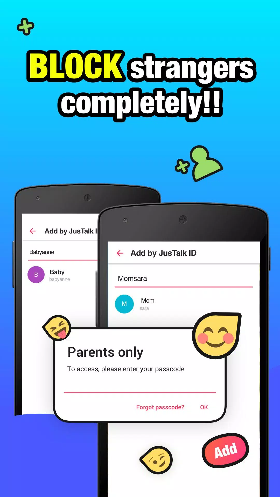 JusTalk Kids - Safe Messenger Screenshot 2