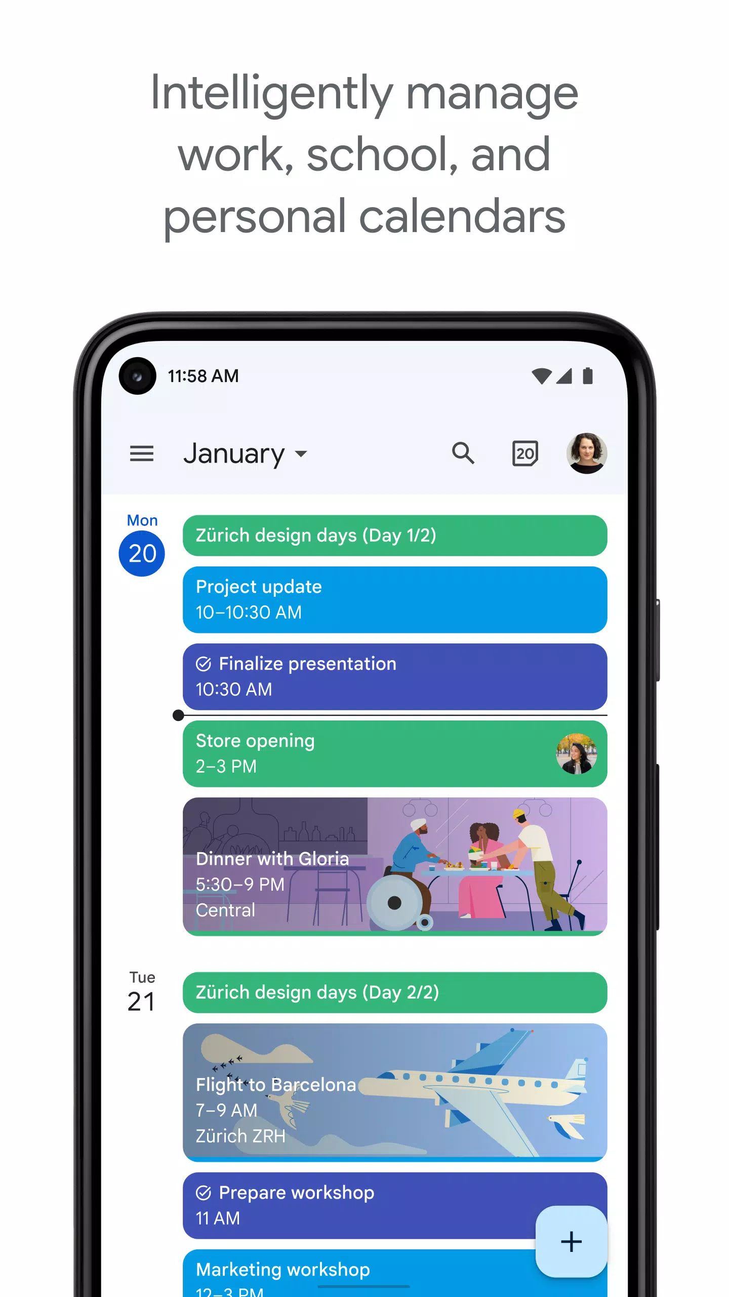 Google Calendar Ekran Görüntüsü 1
