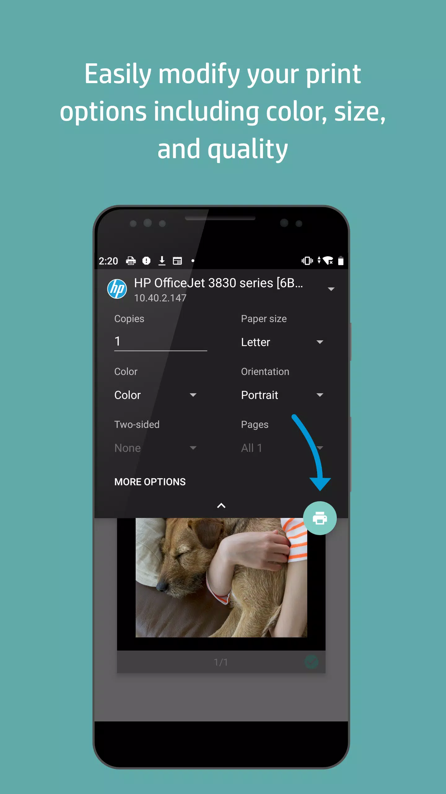 Schermata HP Print Service Plugin 4