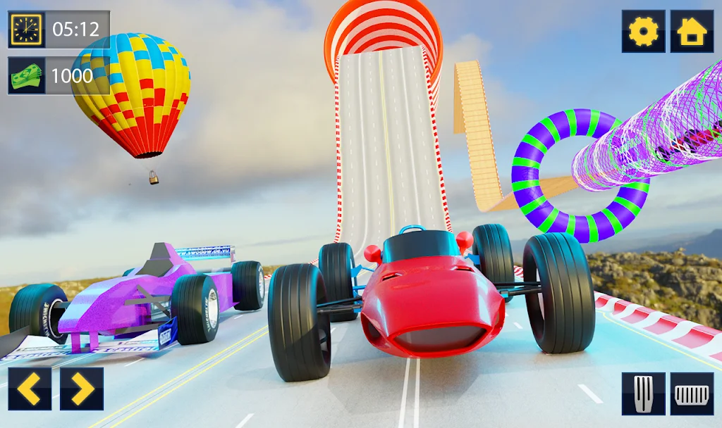 Impossible Formula Car Racing Stunt New Free Games 스크린샷 3