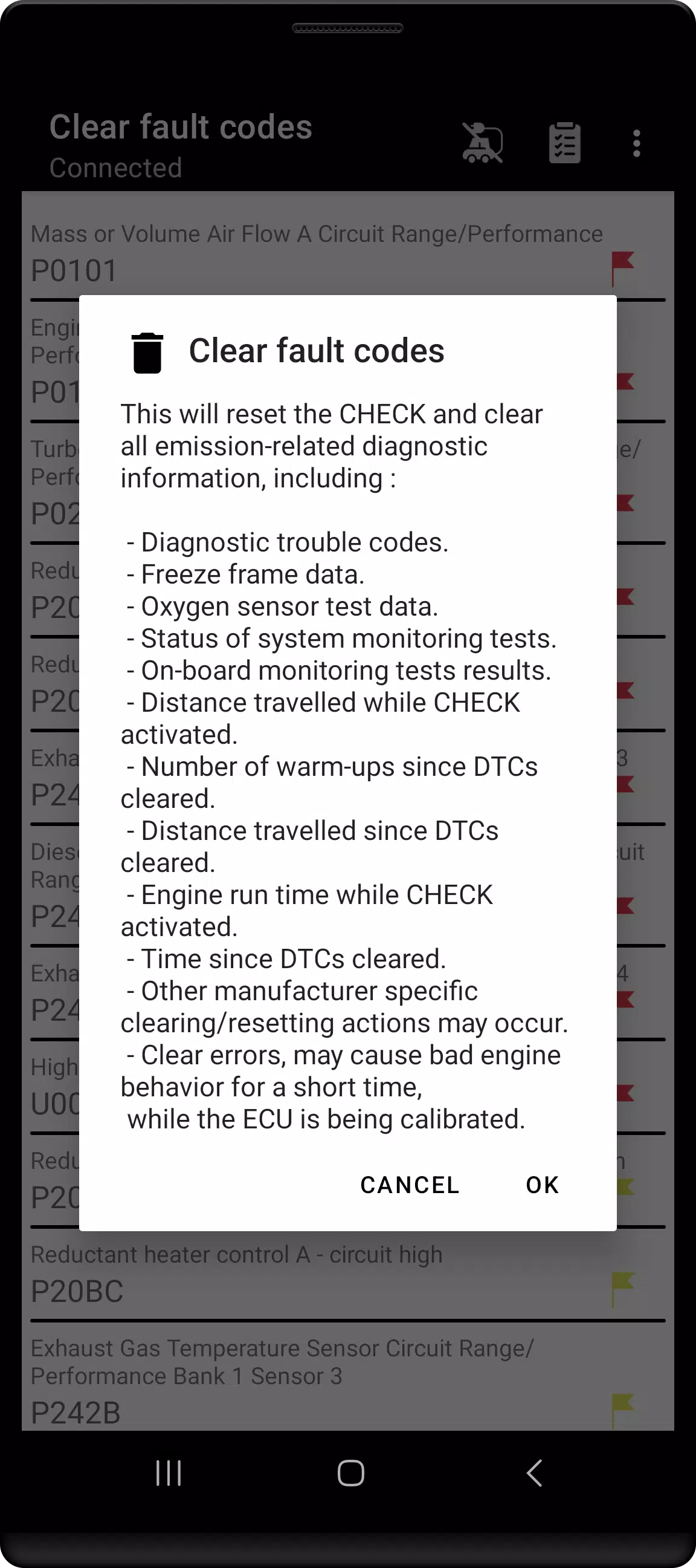 Tor OBD2 Diagnostics Captura de tela 4