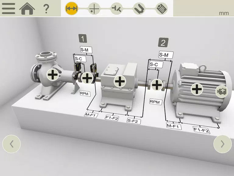 Easy-Laser XT Alignment Screenshot 1