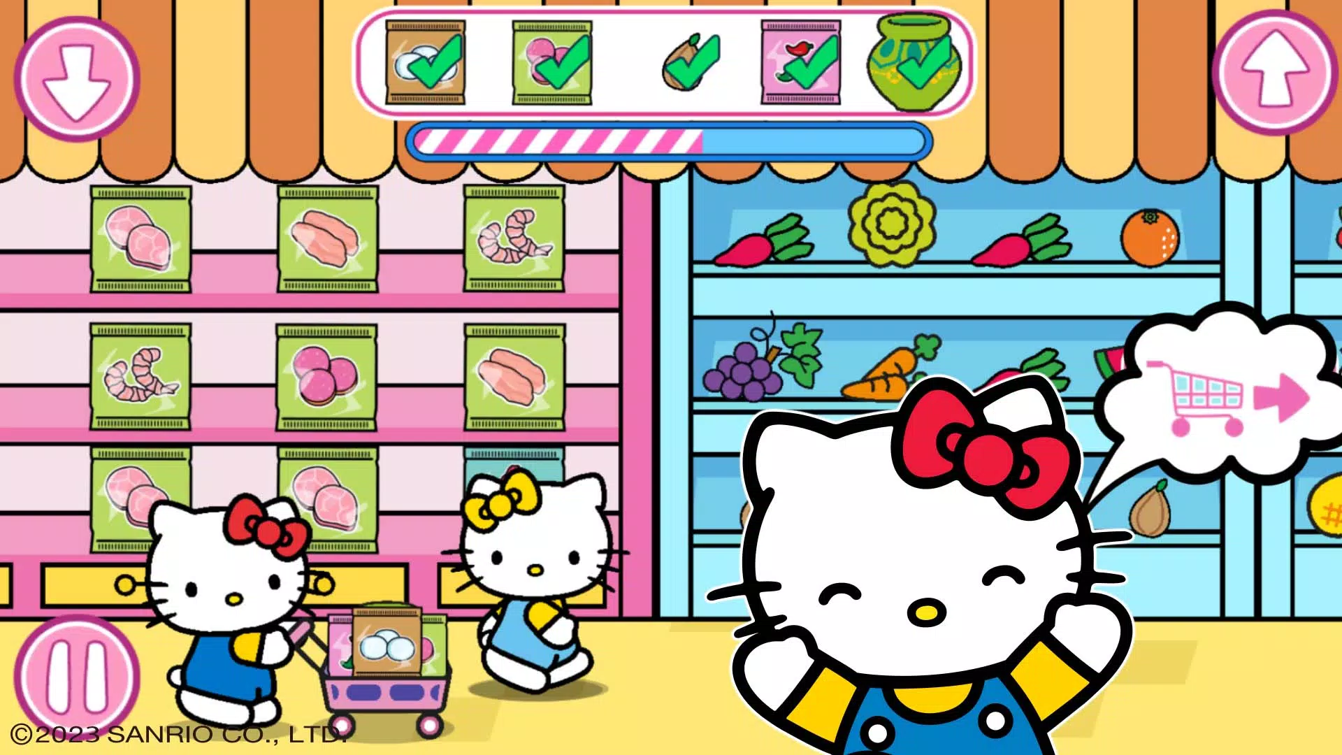 Hello Kitty: Kids Supermarket Schermafbeelding 2