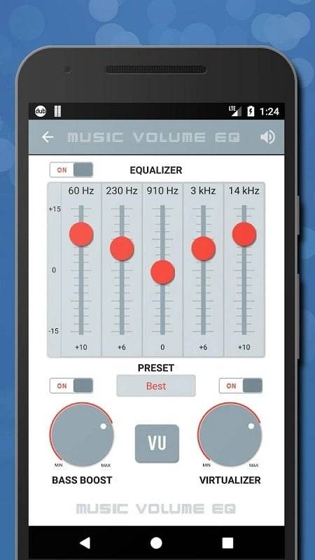 Music Volume EQ + Equalizer Zrzut ekranu 2