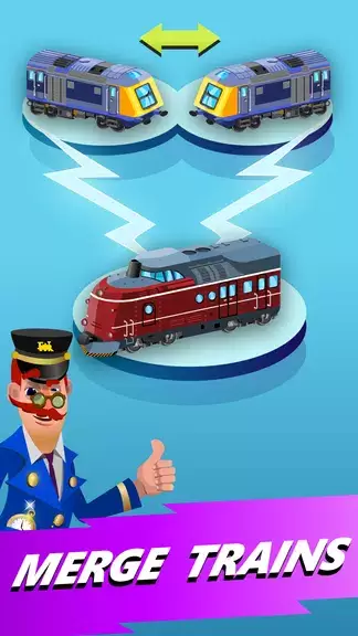 Schermata Train Merger Idle Train Tycoon 1