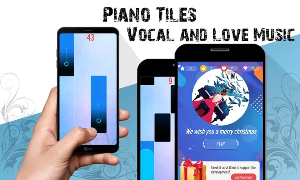 Piano Tiles - Vocal & Love Music ภาพหน้าจอ 1