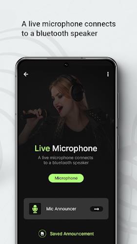 Live Bluetooth Mic to Speaker Captura de tela 3