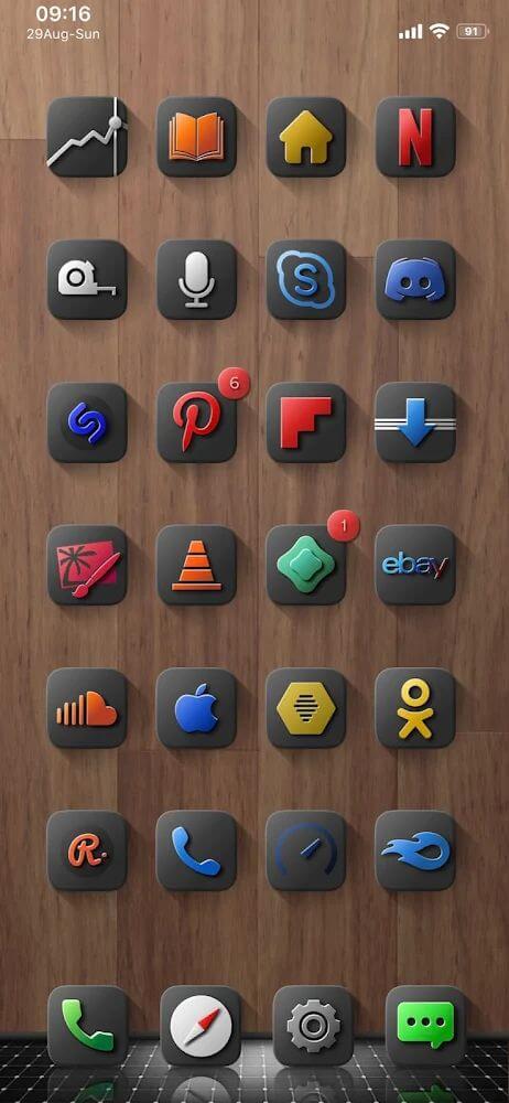 Shiiny Icon Pack Mod Ảnh chụp màn hình 1