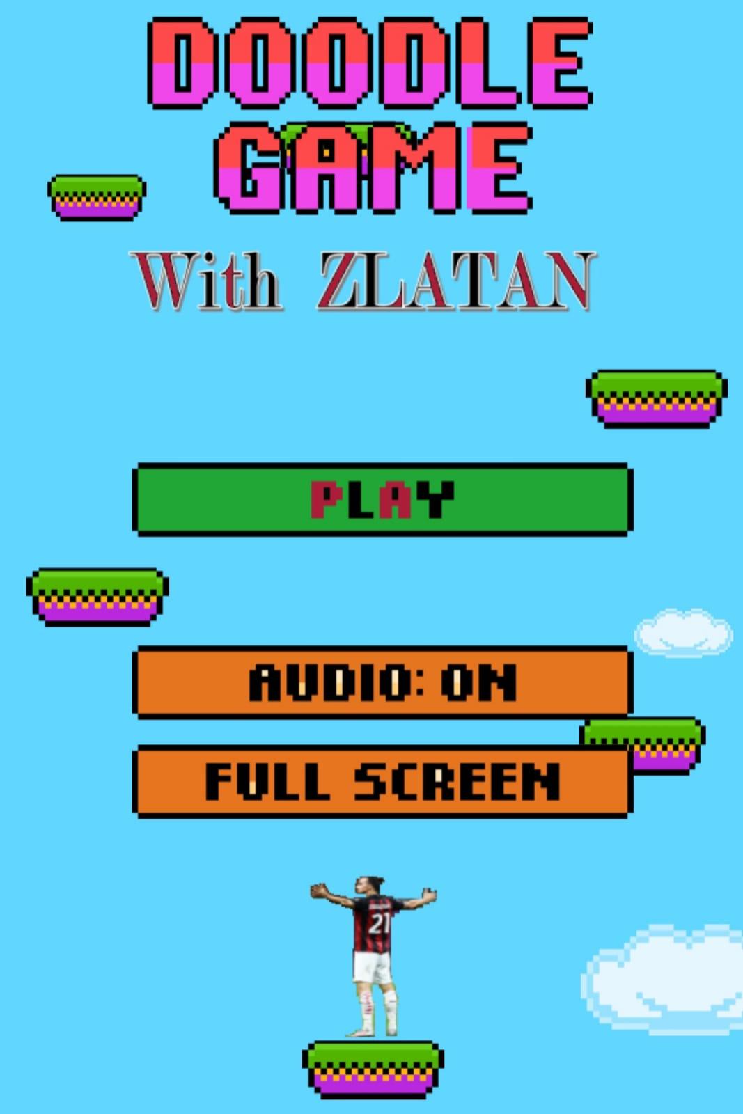 Doodle Zlatan Ibrahimovic Jump Captura de pantalla 1