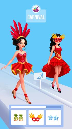 Catwalk Fashion: Dress up Show Скриншот 1