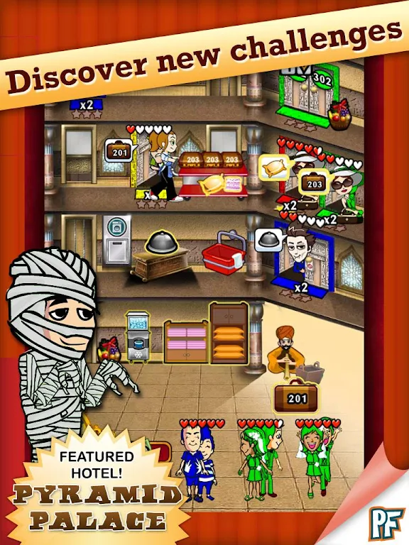 Hotel Dash Tangkapan skrin 1