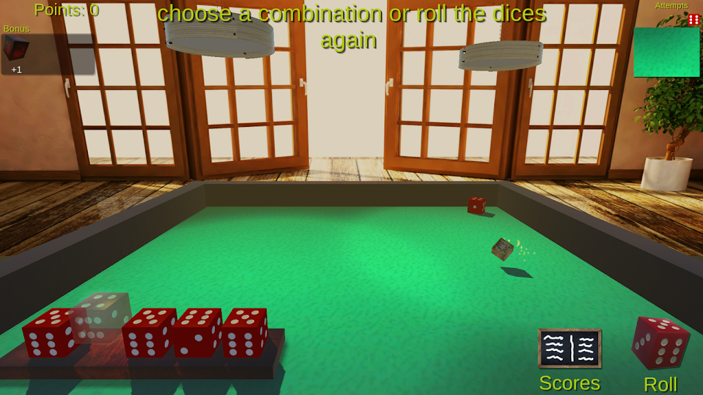 Yatzy 3D 스크린샷 4