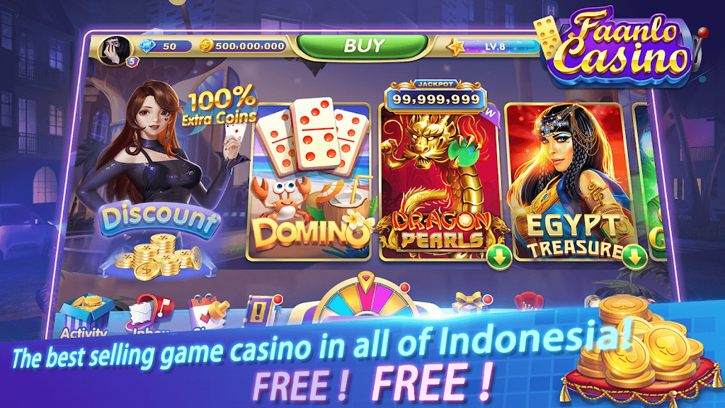 Faanlo Casino - 3D Domino Gaple Slots Online應用截圖第1張