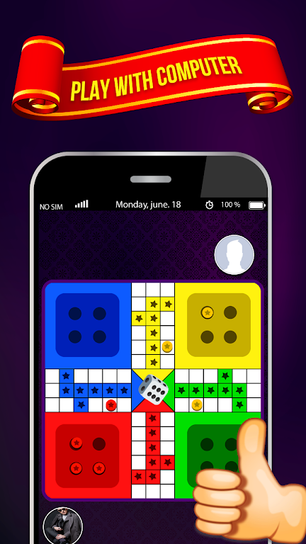 Classic Ludo Game Captura de pantalla 3