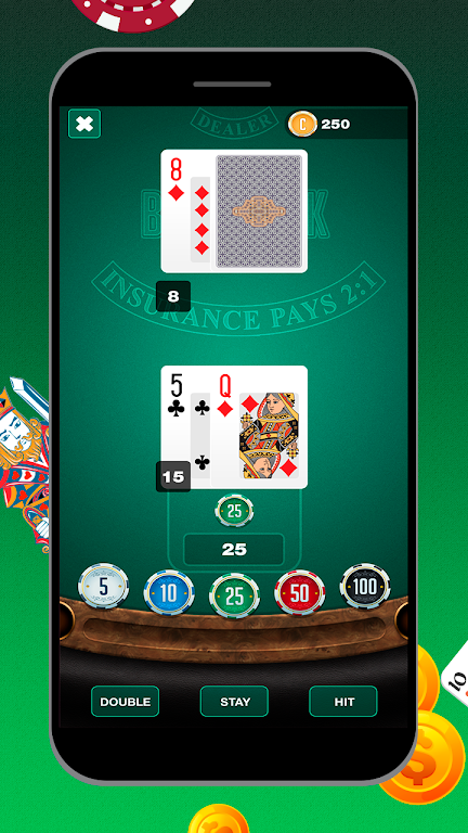 Royal Blackjack 21 Schermafbeelding 2