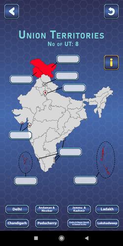 India Mapper-(India Map Game) Zrzut ekranu 3