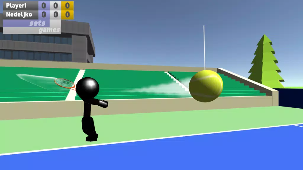 Stickman 3D Tennis應用截圖第1張