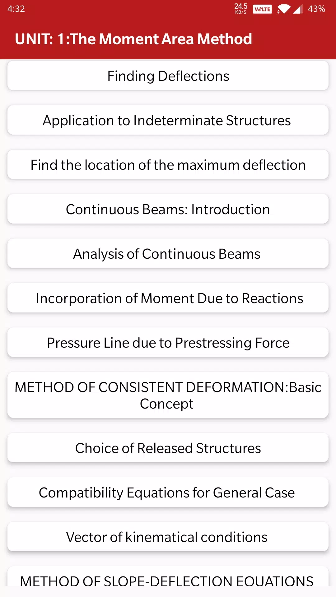 STRUCTURAL ANALYSIS - II应用截图第1张