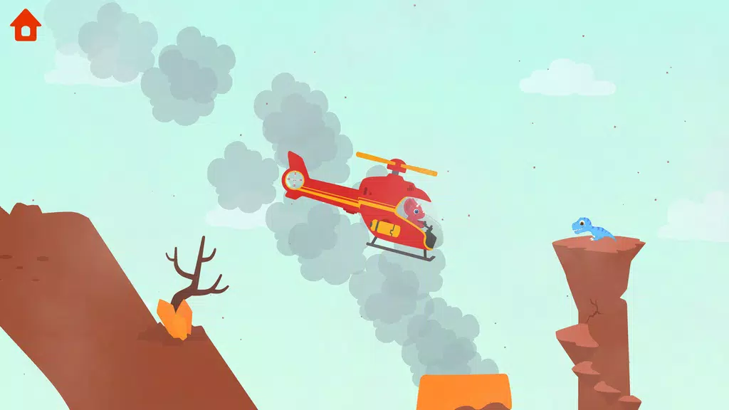 Dinosaur Helicopter Kids Games স্ক্রিনশট 3