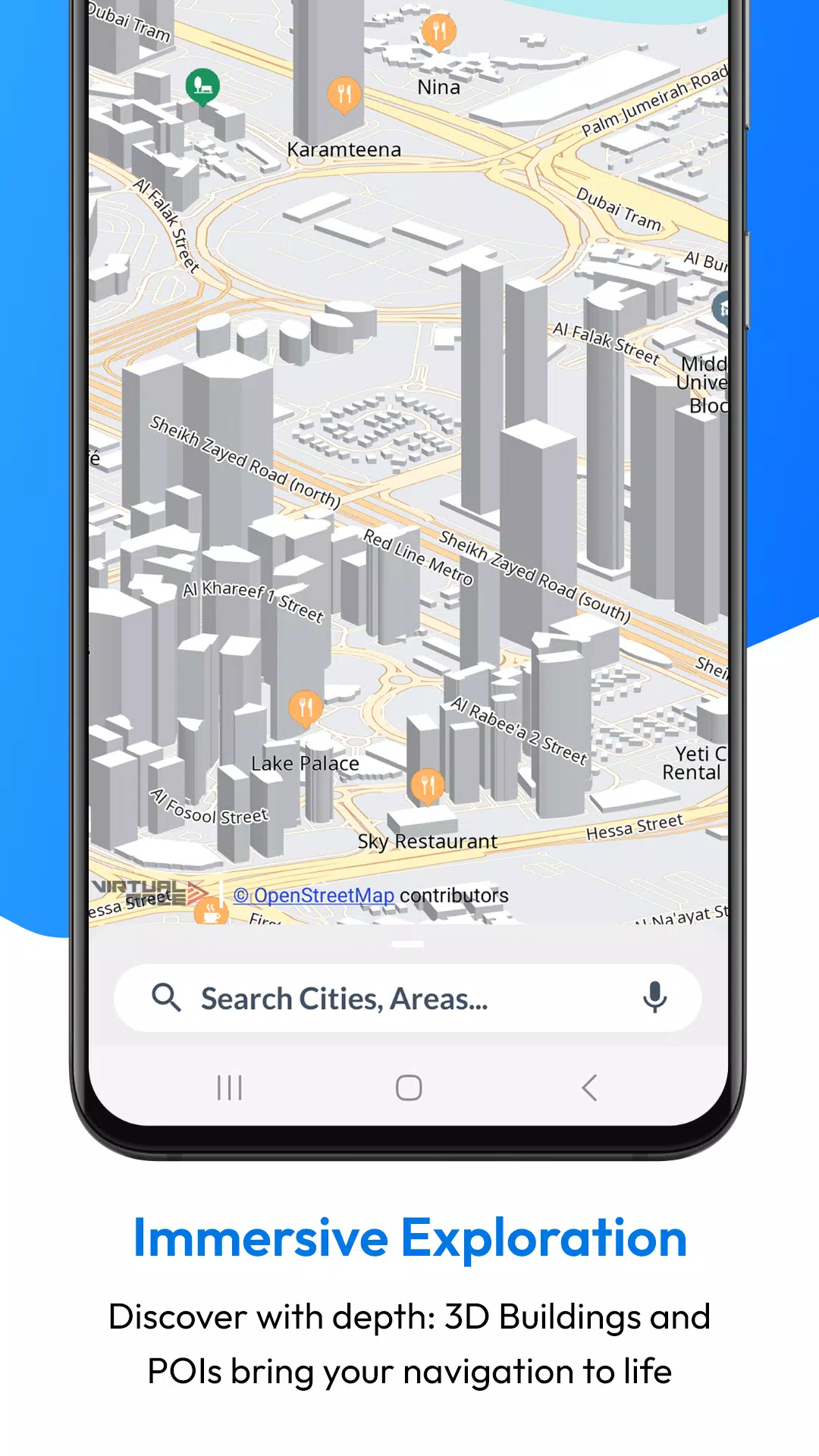 Offline Map Navigation Capture d'écran 3