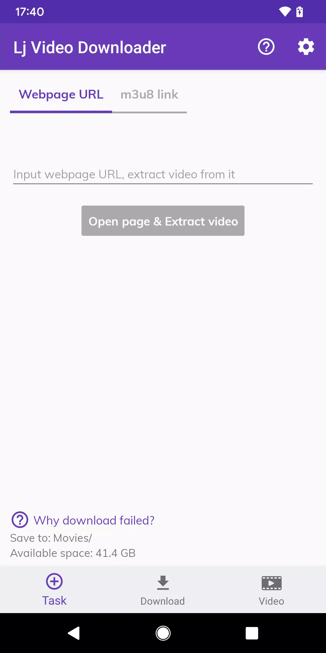 Schermata Lj Video Downloader (m3u8,mp4) 1